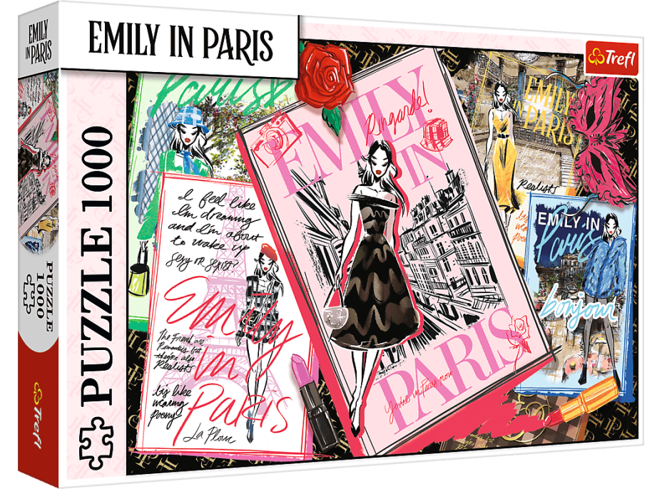 TREFL Puzzle Emily in Paris: Magazín módy 1000 dielikov