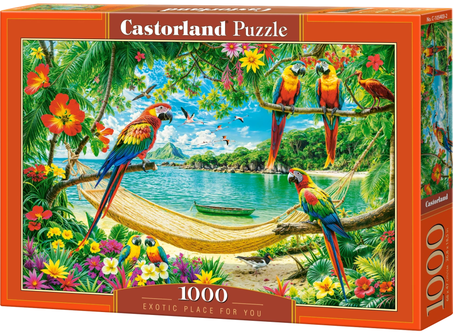 CASTORLAND Puzzle Exotické miesto pre teba 1000 dielikov