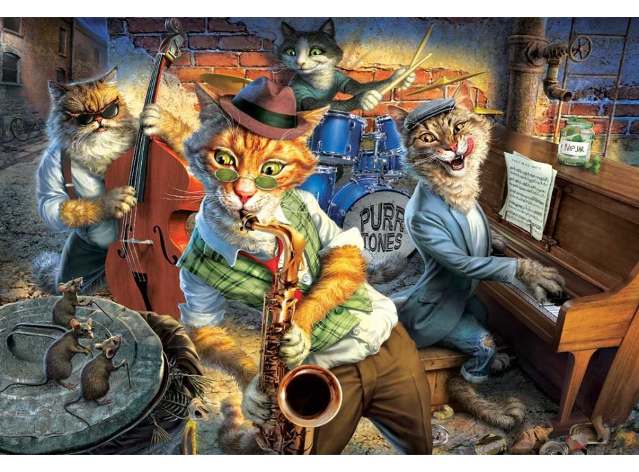 MAGNOLIA Puzzle Fanúšikovia v ohrození 1000 dielikov
