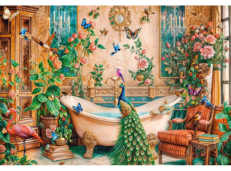 CASTORLAND Puzzle Fantastická kúpeľňa 1000 dielikov