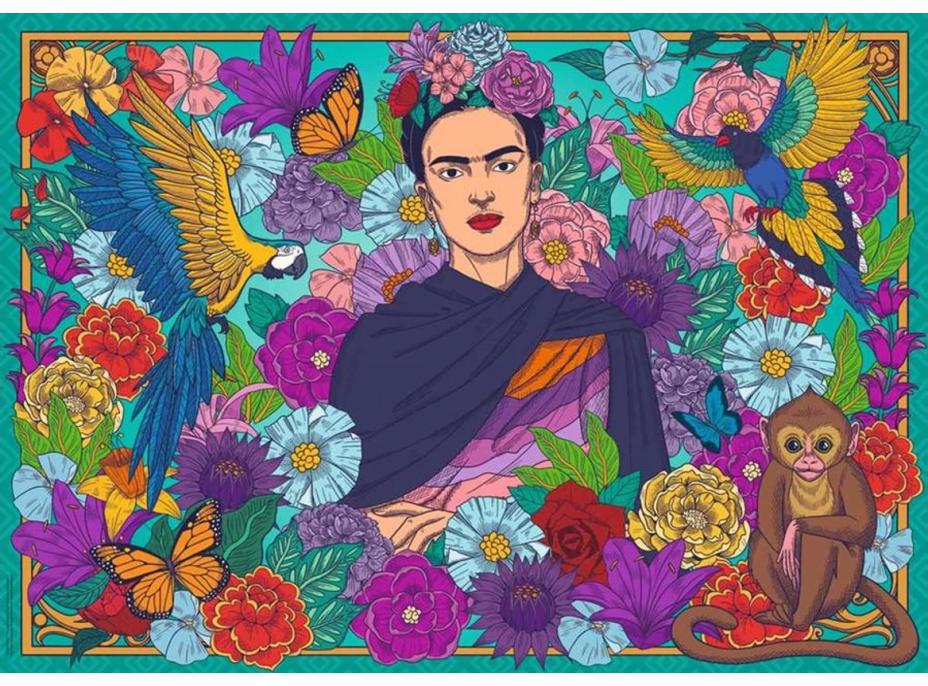 RAVENSBURGER Puzzle Frida Kahlo 1000 dielikov