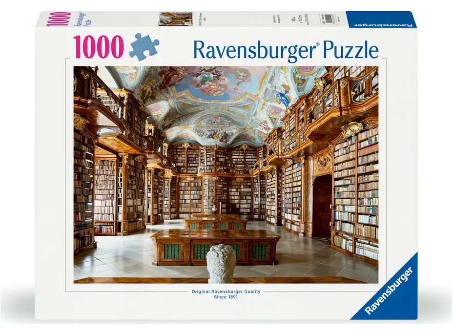 RAVENSBURGER Puzzle Knižný raj 1000 dielikov