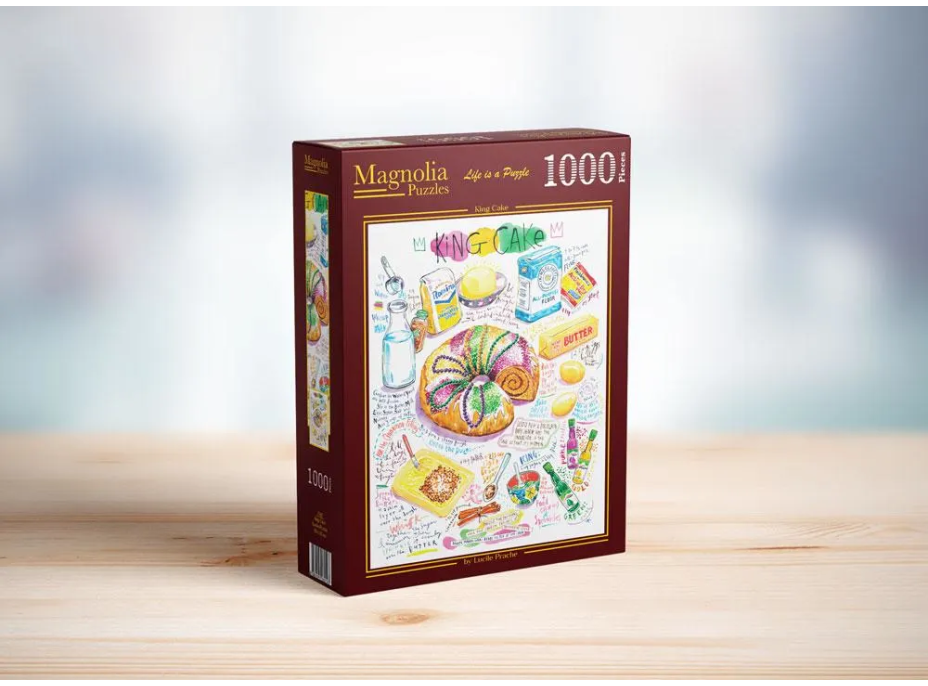 MAGNOLIA Puzzle Kráľovská torta 1000 dielikov