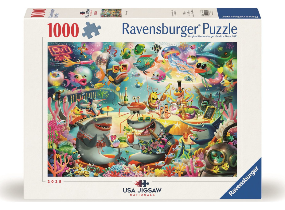 RAVENSBURGER Puzzle Krásny výhľad na oceán 1000 dielikov