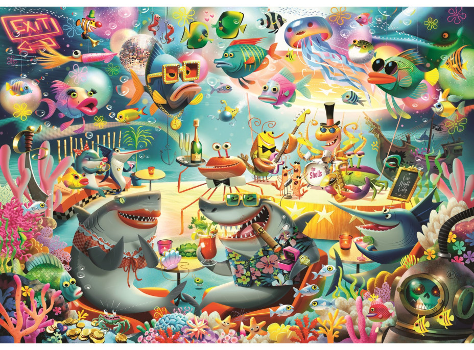 RAVENSBURGER Puzzle Krásny výhľad na oceán 1000 dielikov