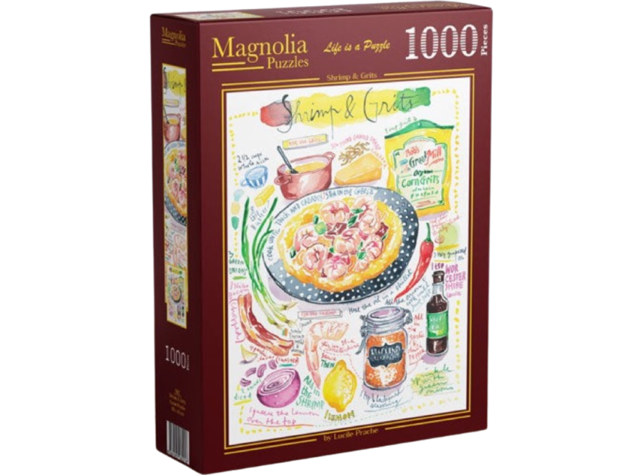 MAGNOLIA Puzzle Krevety s krupicou 1000 dielikov