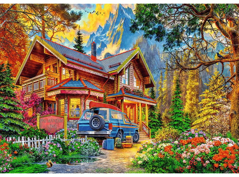 TREFL Puzzle Výlet do hôr 2x500 dielikov