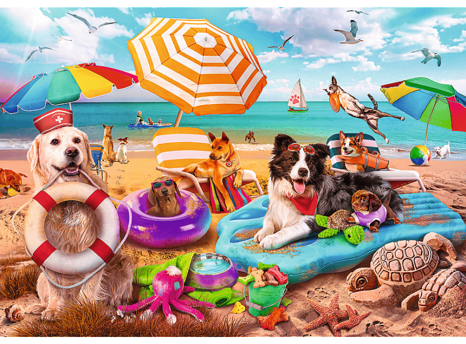 TREFL Puzzle Letný čas 2x500 dielikov