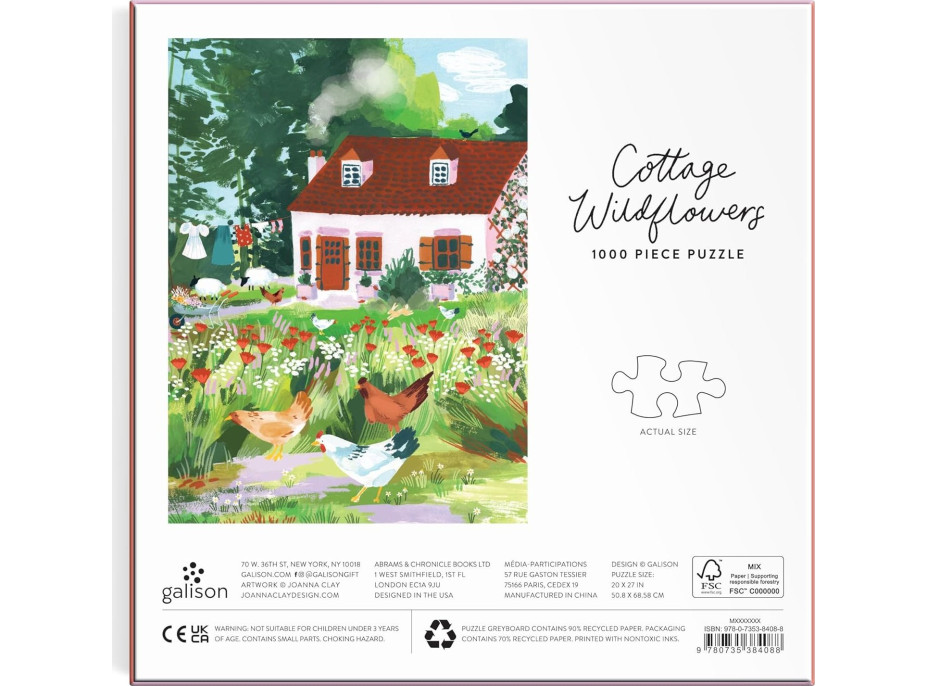 GALISON Puzzle Lúčne kvety 1000 dielikov