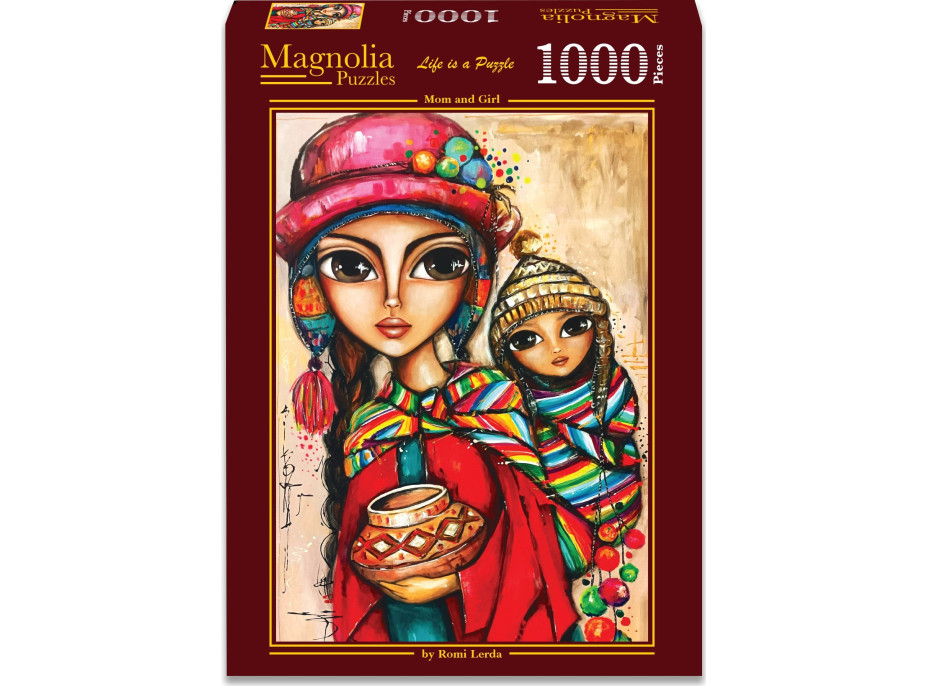 MAGNOLIA Puzzle Matka s dcérou 1000 dielikov