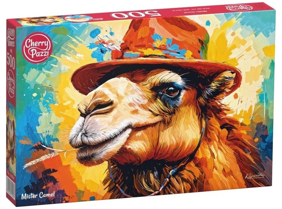 CHERRY PAZZI Puzzle Ťava v klobúku 500 dielikov