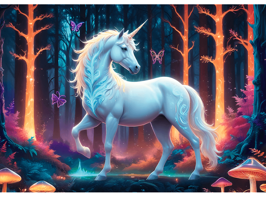 TREFL Puzzle Mystický jednorožec 1000 dielikov