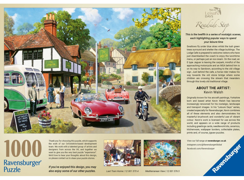 RAVENSBURGER Puzzle Na cestách 1000 dielikov