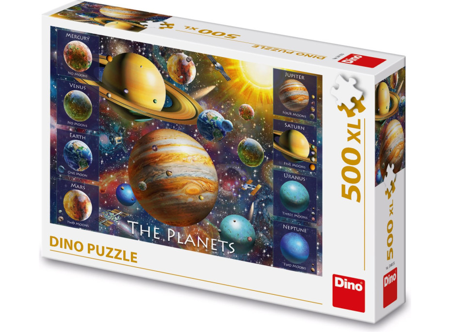 DINO Puzzle Osem planét 500 xl dielikov