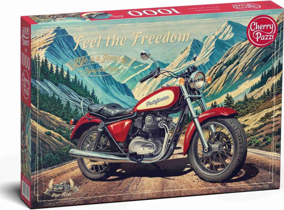 CHERRY PAZZI Puzzle Pociť slobodu 1000 dielikov