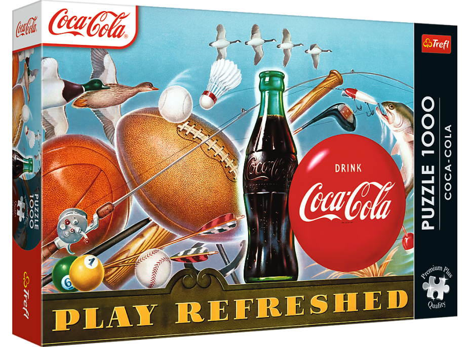 TREFL Puzzle Premium Plus Coca-Cola: Hraj osviežený 1000 dielikov