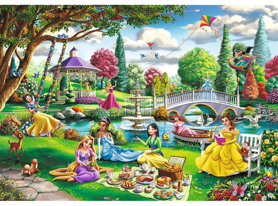 TREFL Puzzle Premium Plus Disney princeznej: Piknik 1000 dielikov