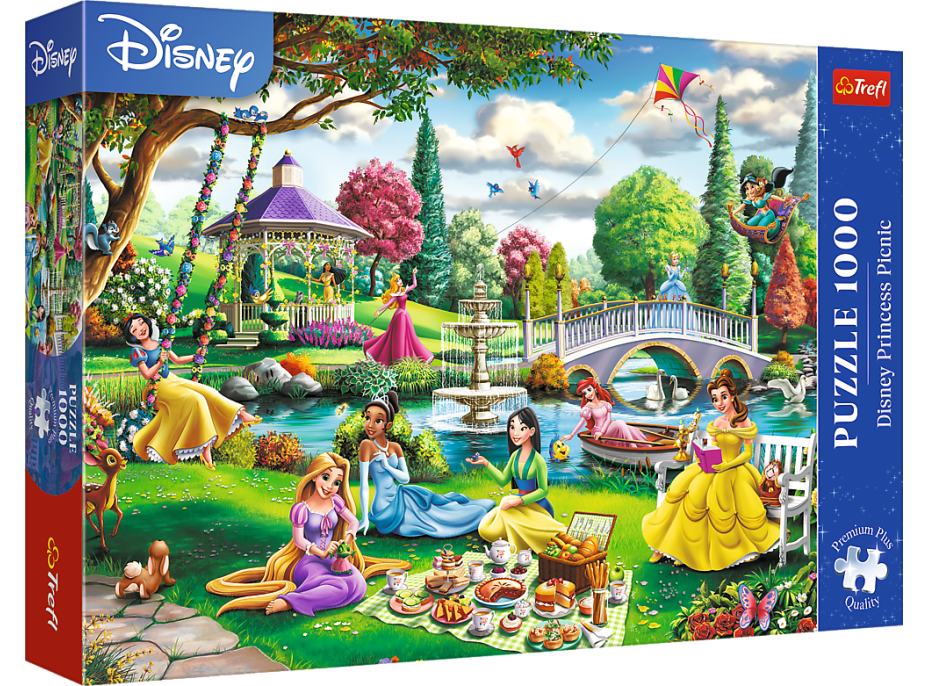 TREFL Puzzle Premium Plus Disney princeznej: Piknik 1000 dielikov