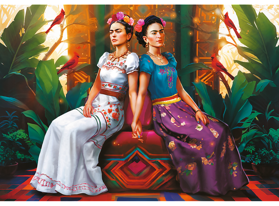 TREFL Puzzle Premium Plus Frida Kahlo: Dve ja 1000 dielikov