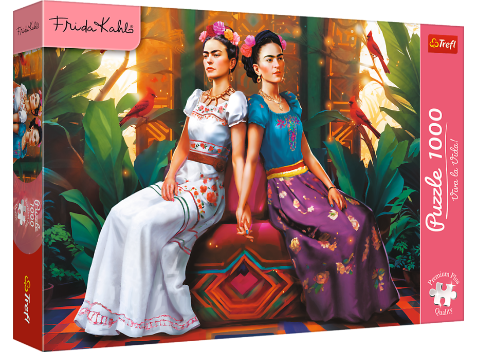 TREFL Puzzle Premium Plus Frida Kahlo: Dve ja 1000 dielikov