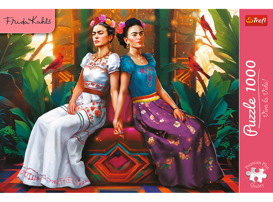 TREFL Puzzle Premium Plus Frida Kahlo: Dve ja 1000 dielikov