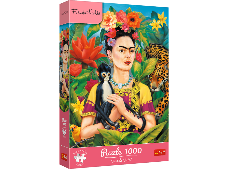 TREFL Puzzle Premium Plus Portrét Fridy Kahlo 1000 dielikov