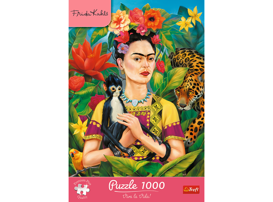 TREFL Puzzle Premium Plus Portrét Fridy Kahlo 1000 dielikov