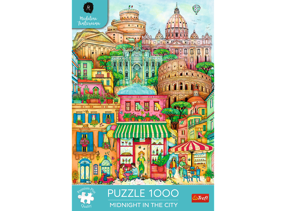 TREFL Puzzle Premium Plus Polnoc v Ríme 1000 dielikov