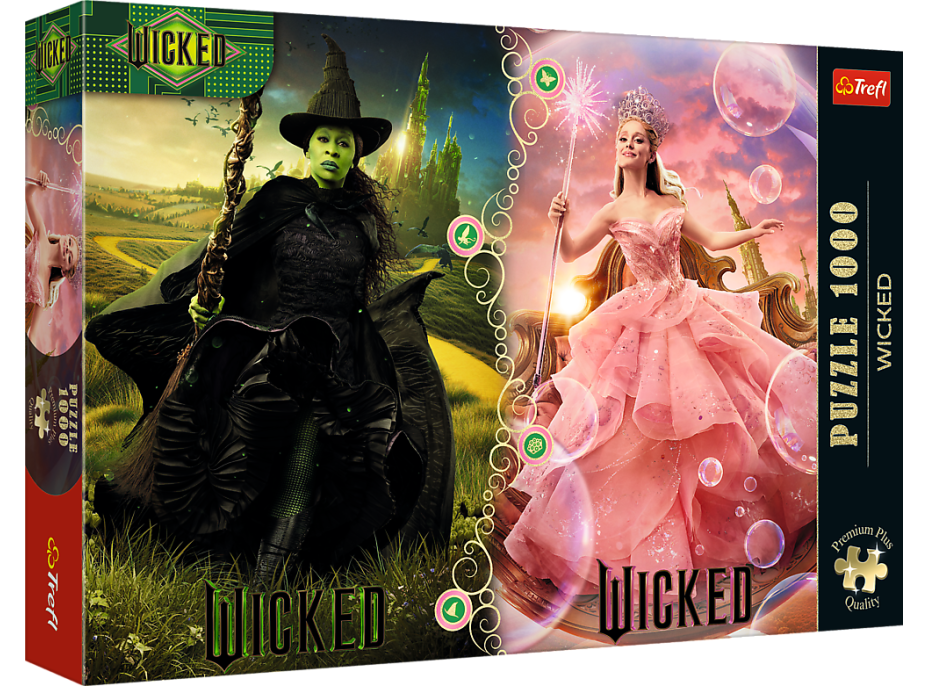 TREFL Puzzle Premium Plus Wicked: Elphaba & Glinda 1000 dielikov
