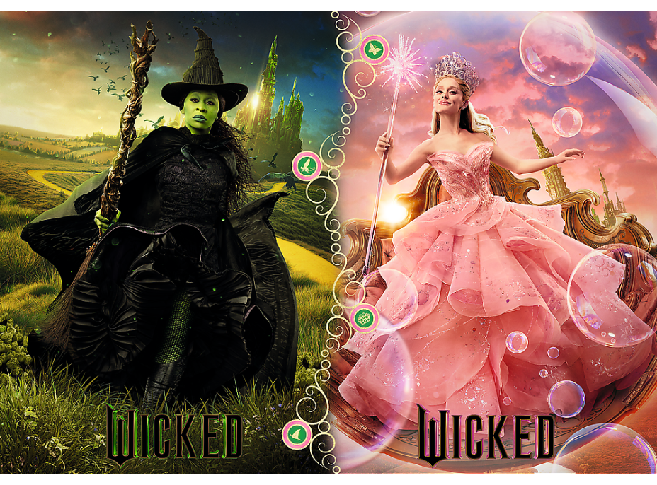 TREFL Puzzle Premium Plus Wicked: Elphaba & Glinda 1000 dielikov