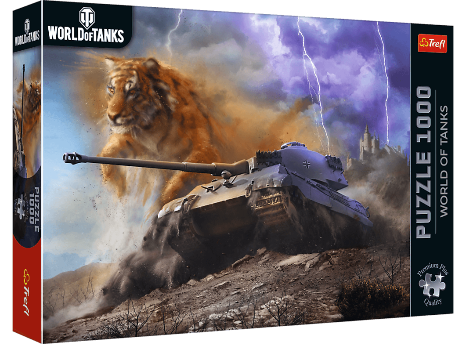 TREFL Puzzle Premium Plus World of Tanks: Tiger II 1000 dielikov