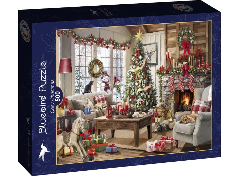 BLUEBIRD Puzzle Príjemné Vianoce 500 dielikov