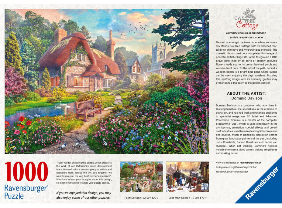 RAVENSBURGER Puzzle Raj v srdci prírody 1000 dielikov