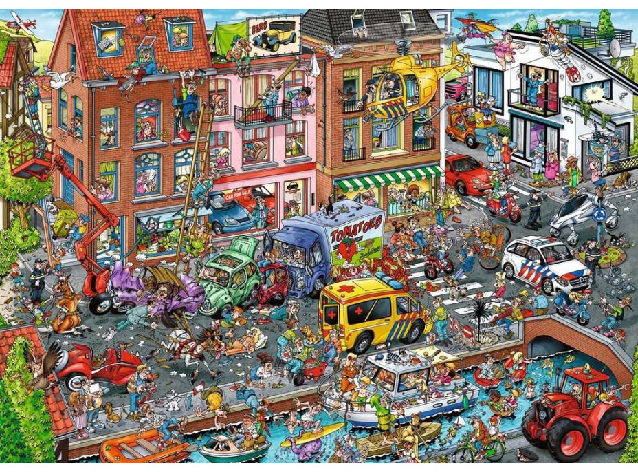 RAVENSBURGER Puzzle Ray's Comic - Moderná doba 1000 dielikov