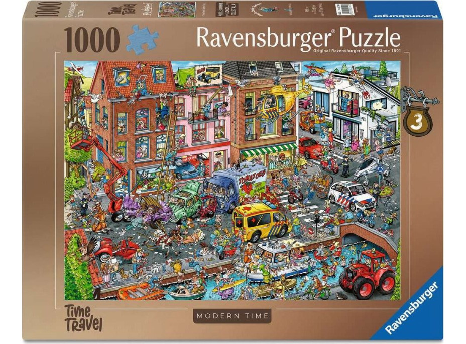 RAVENSBURGER Puzzle Ray's Comic - Moderná doba 1000 dielikov