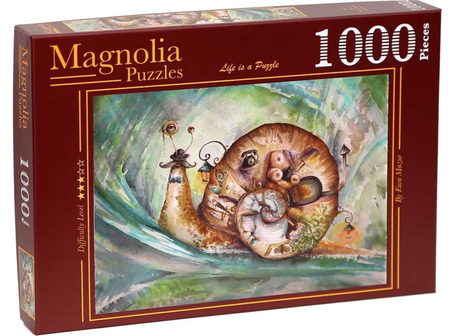MAGNOLIA Puzzle Slimák 1000 dielikov