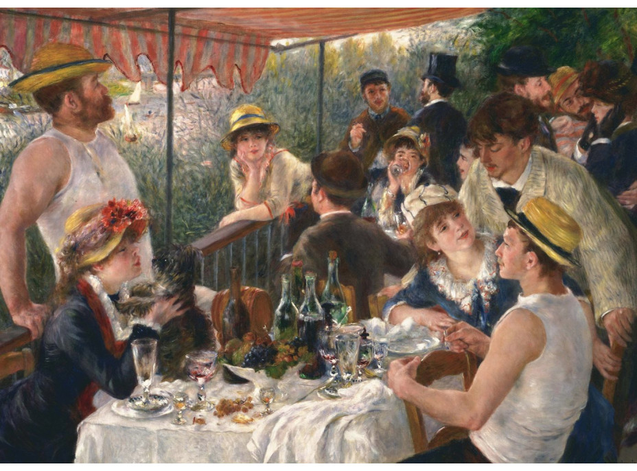 GRAFIKA Puzzle Raňajky veslárov a La Grenouillère 2x500 dielikov