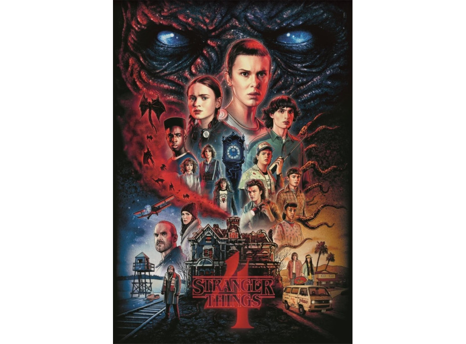 CLEMENTONI Puzzle Stranger Things 4, 1000 dielikov
