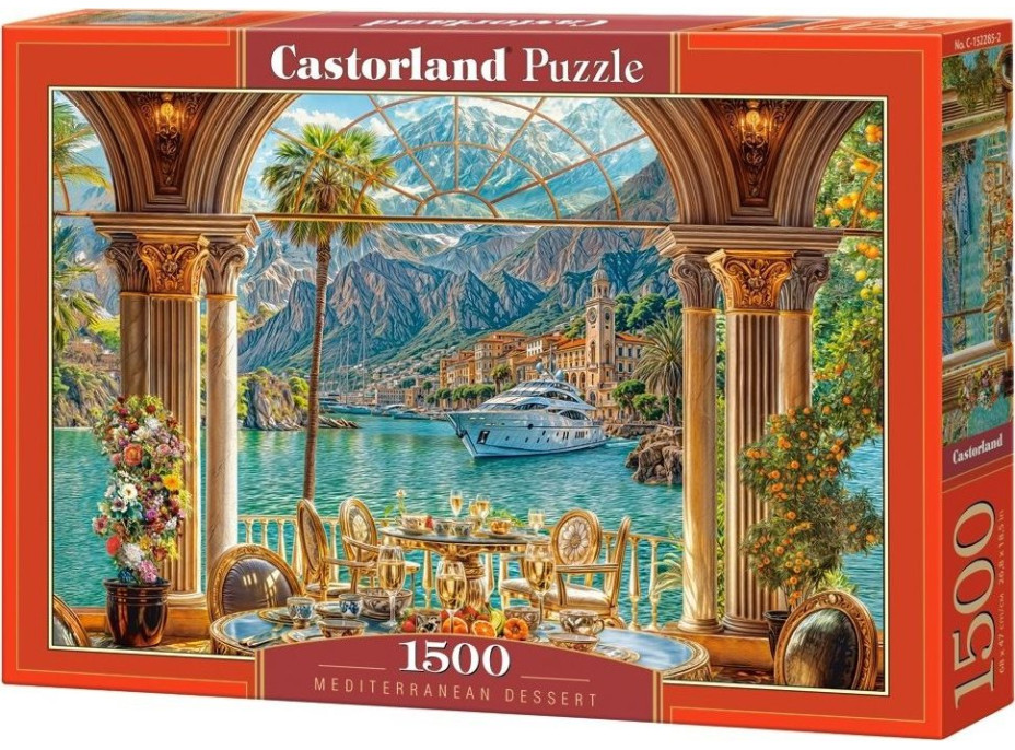 CASTORLAND Puzzle Stredomorský dezert 1500 dielikov