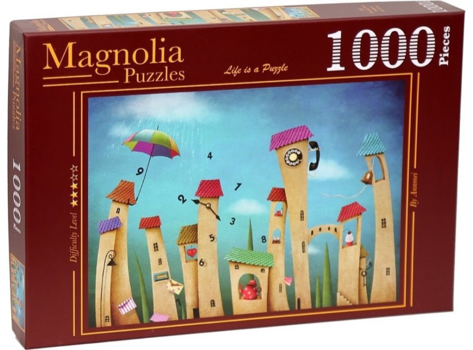 MAGNOLIA Puzzle Tancujúce mesto 1000 dielikov