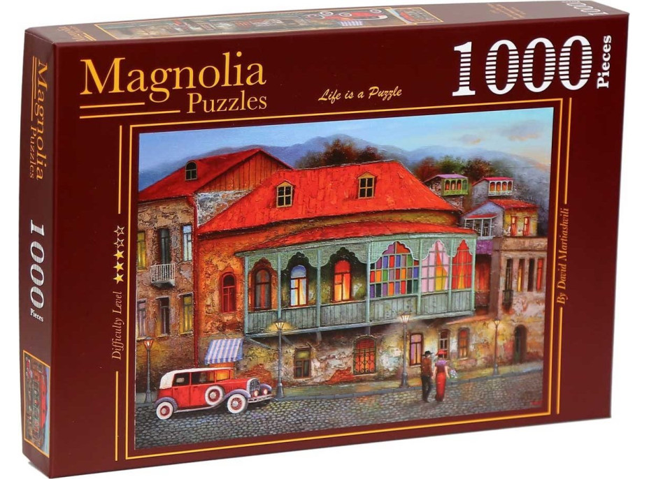 MAGNOLIA Puzzle Ulica starého Tbilisi 1000 dielikov