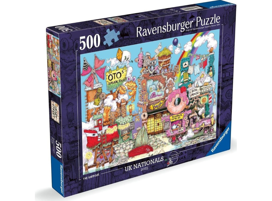 RAVENSBURGER Puzzle Ulička zázrakov 500 dielikov