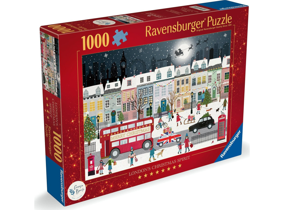 RAVENSBURGER Puzzle Vianočný duch Londýna 1000 dielikov