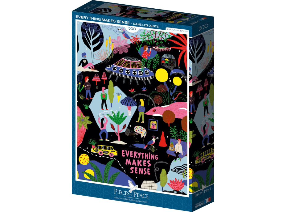 PIECES & PEACE Puzzle Všetko dáva zmysel 500 dielikov