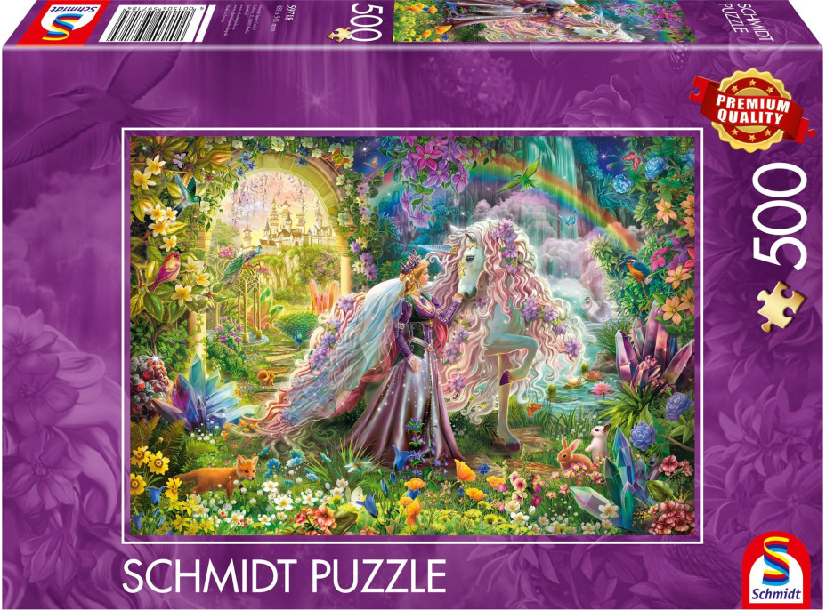 SCHMIDT Puzzle Výlet s jednorožcom snov 500 dielikov