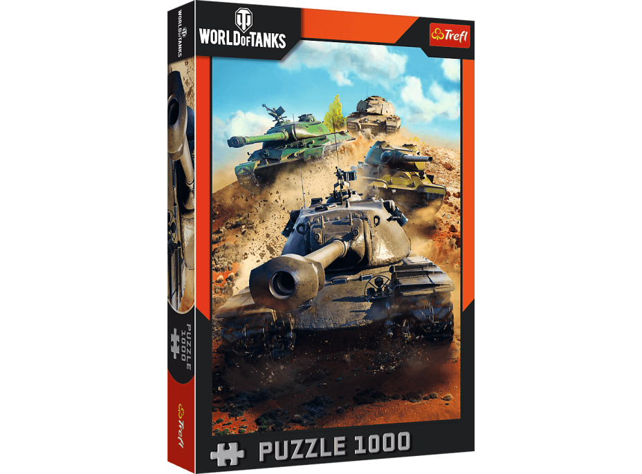 TREFL Puzzle World of Tanks: Tanky v boji 1000 dielikov