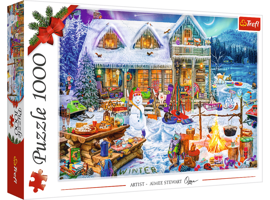 TREFL Puzzle Zimný čas 1000 dielikov