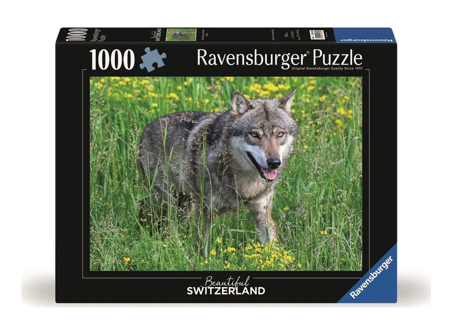 RAVENSBURGER Puzzle Nebojácny vlk 1000 dielikov