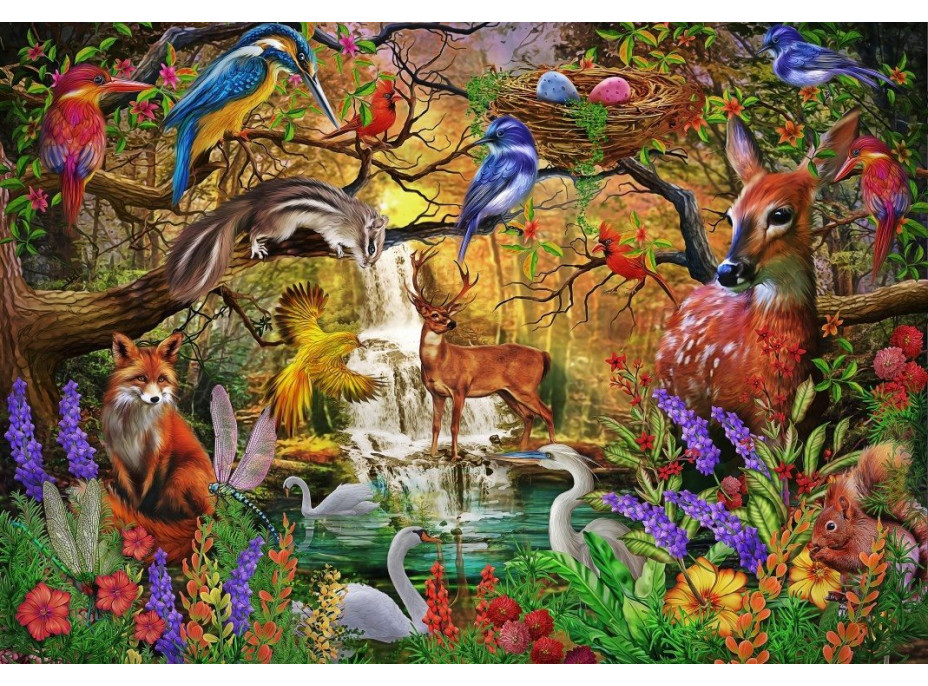 BLUEBIRD Puzzle Zlatý les 1000 dielikov