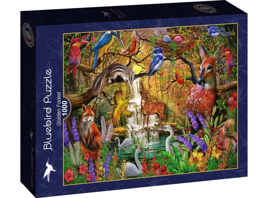 BLUEBIRD Puzzle Zlatý les 1000 dielikov